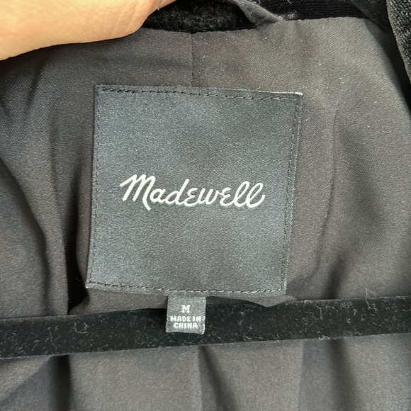 Madewell Black Velvet Blazer - Picture 5 of 5